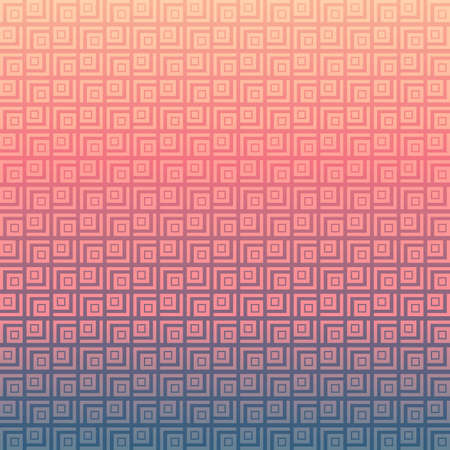 Abstract geometric square pattern background with texture on gradient color background.のイラスト素材