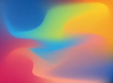 Abstract 3D wave colorful dynamic effect background. Template modern design pattern. Vector...