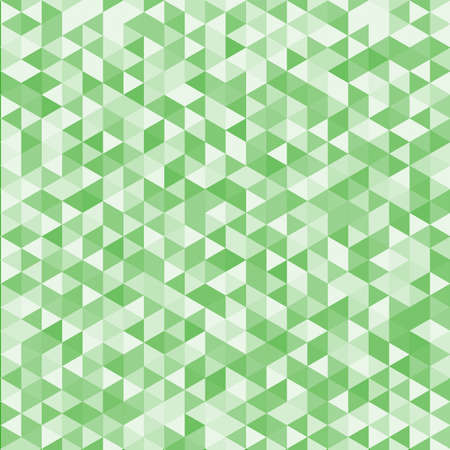 Abstract striped geometric triangle pattern green color background and texture. Vector illustration