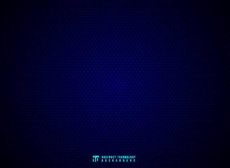 Abstract dots pattern on blue background futuristic technology concept. Digital particles element texture. Vector illustrationのイラスト素材