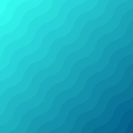 Abstract blue waves lines underwater background and texture. Wavy stripes pattern. Rough surface. Vector illustrationのイラスト素材