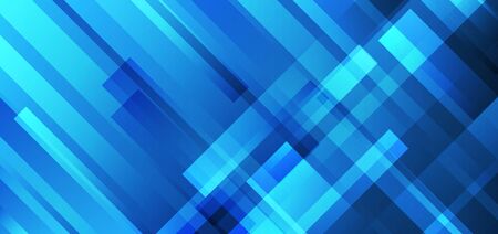 Abstract blue stripes overlapping technology futuristic concept background. Vector illustration