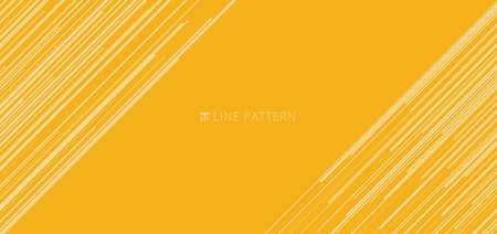 Banner web template abstract light yellow diagonal speed lines pattern on yellow background and texture. Vector illustrationのイラスト素材