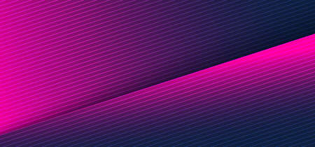 Abstract creative modern background blue and pink gradient color geometric triangle paper cut layer...