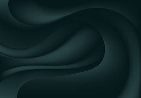 Abstract green fabric textile wrinkles folds or liquid background and texture luxury style. Vector graphic illustrationのイラスト素材