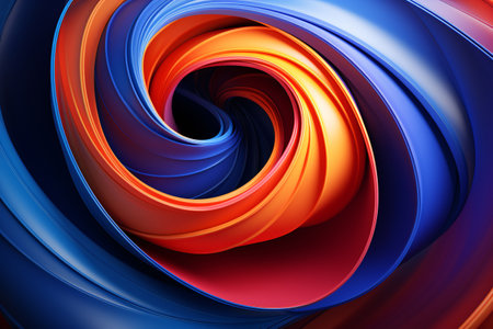 Abstract 3D colorful swirl liquid wave background is a beautiful and vibrant design that would be perfect for any project. Generative AIの素材