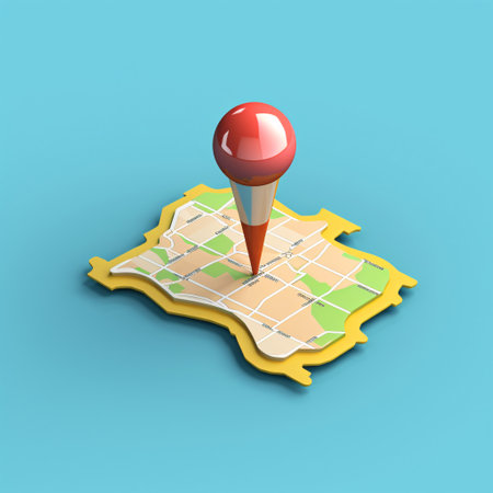 3D red pin on map is a versatile icon that can be used to represent travel, navigation, location, and direction. It is a great choice for a variety of projects, including travel posters, marketing materials, and web designs. Generative AIの素材
