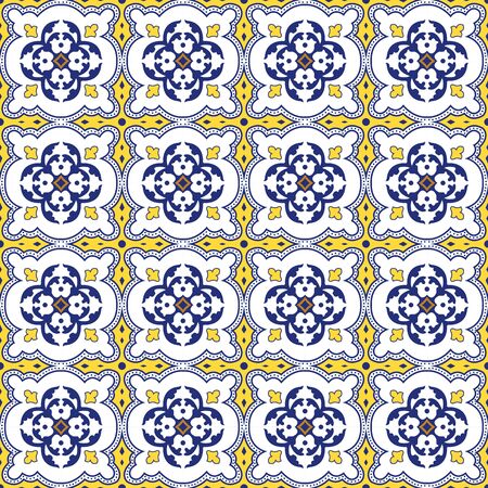 Seamless background image of vintage round curve dot line pattern.のイラスト素材