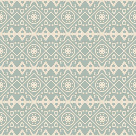 Elegant antique background check round aboriginal geometryのイラスト素材