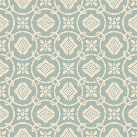 Elegant antique background vintage round circle cross chain flowerのイラスト素材