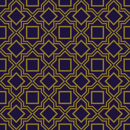Antique seamless background 395_star square geometry cross lineのイラスト素材