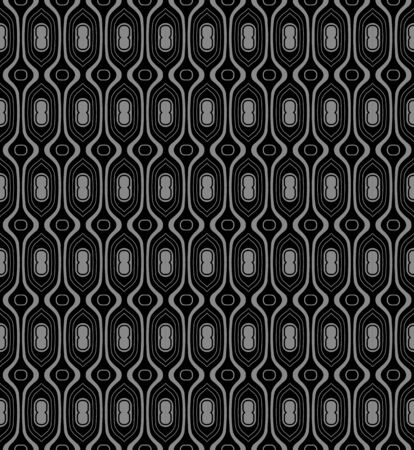 Antique seamless background 001_round curve geometryのイラスト素材