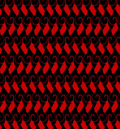 Seamless Chinese Background aboriginal spiral curve cross kaleidoscopeのイラスト素材