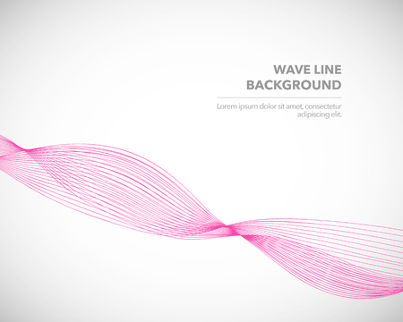 Elegant abstract vector wave line futuristic style background templateのイラスト素材