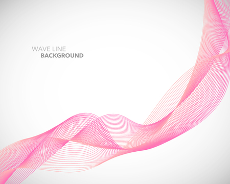 Elegant abstract vector wave line futuristic style background templateのイラスト素材