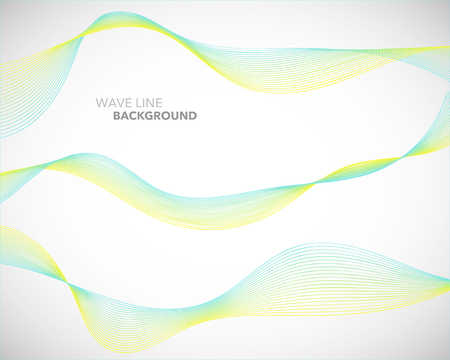Elegant abstract vector wave line futuristic style background templateのイラスト素材