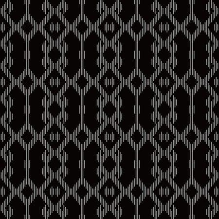 Antique seamless background Mosaic geometry Cross Check Frame, Ideal for wallpaper decoration or greeting card design template.のイラスト素材