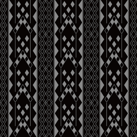 Grey and black seamless background designのイラスト素材