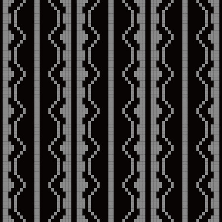 Black and grey seamless background designのイラスト素材