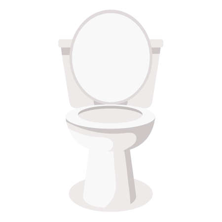 Cartoon vector illustration object toiletのイラスト素材