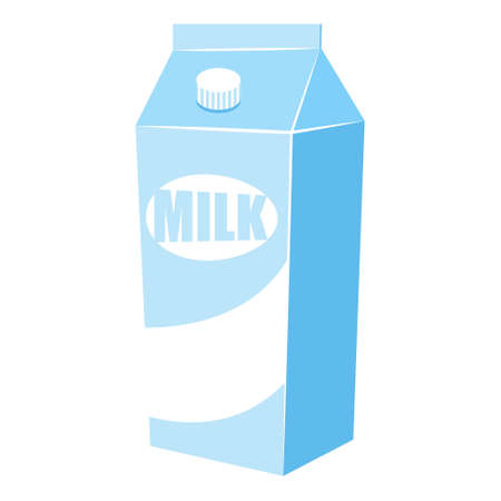 paper pack milkのイラスト素材