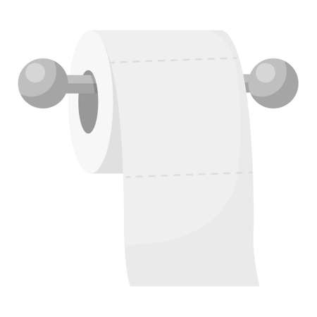 tissue roll and rollerのイラスト素材