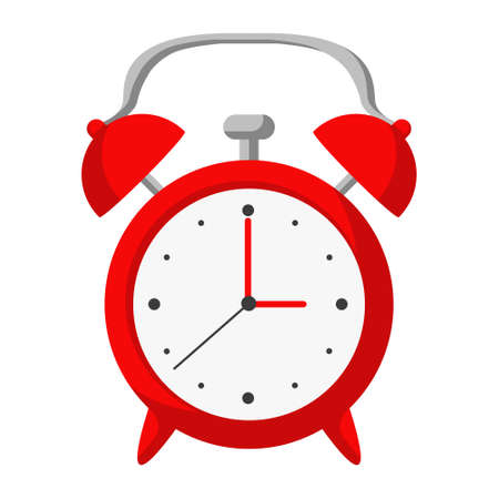red alarm clockのイラスト素材