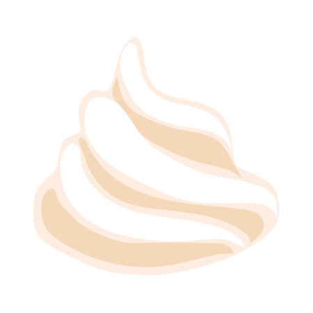 food ingredient creamのイラスト素材
