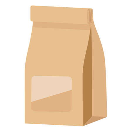 recycled paper bagのイラスト素材