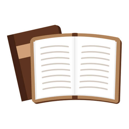 opened bookのイラスト素材