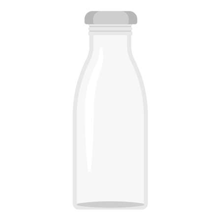 transparent glass bottleのイラスト素材