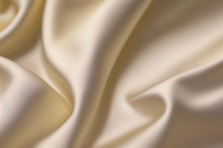 White satin silk cloth texture realistic background imageの素材