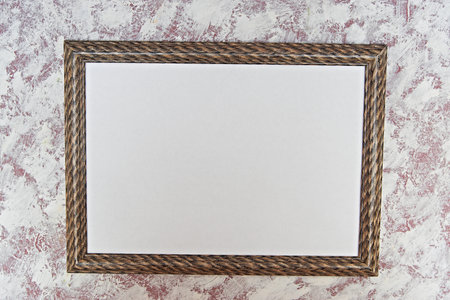 photo frame on a light spotted backgroundの写真素材