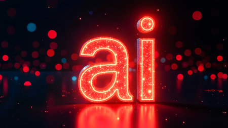 d letter A with bokeh background. 3d renderingの素材