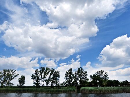 Blue skyの写真素材