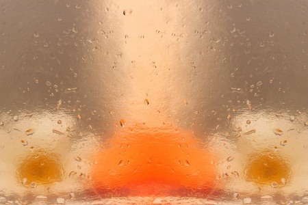 SPA background with orange soap and camomilesの写真素材