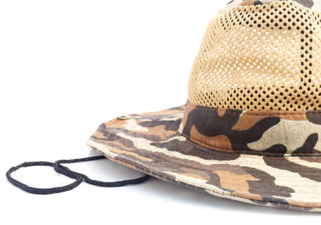 Summer camouflage hat for hunting and fishing and other leisureの写真素材