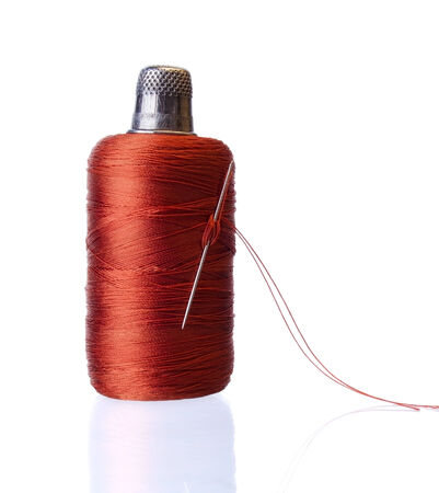 A first Primary NeedleCraft Items, Isolated on Whiteの写真素材