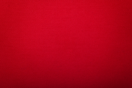 Bright Red Cotton with Diagonal  Ridge