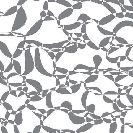 Abstract Grayscale Background with Network Like Shapesのイラスト素材