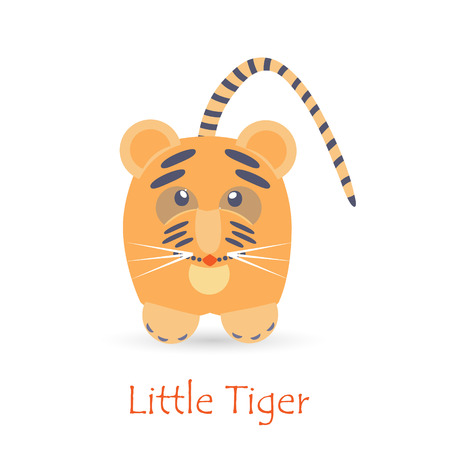 Cute Tiger Cubのイラスト素材