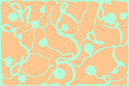 Background with gilded lines and liquid shapes