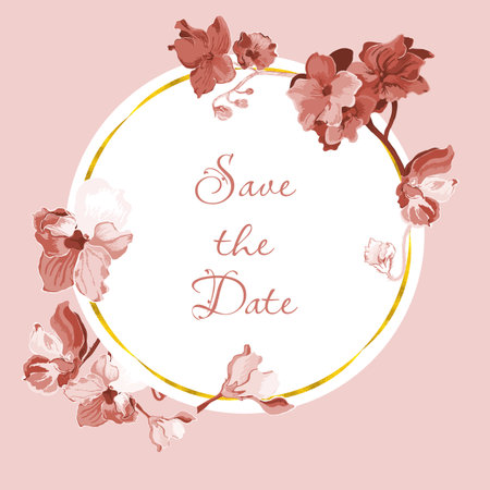 Vector garden illustration with delicate violetsのイラスト素材