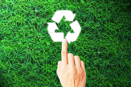 The ecology of recycle,reuse and reduceの写真素材