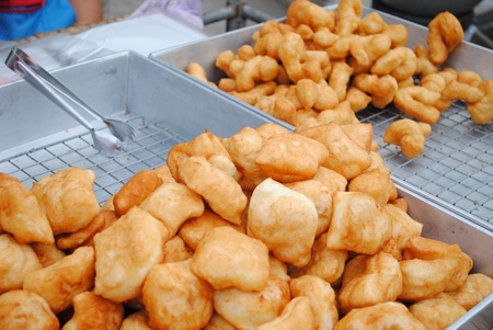 Chinese tradition food fired bread stick snackの写真素材