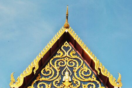 The beautiful and ancient temple in Thailand