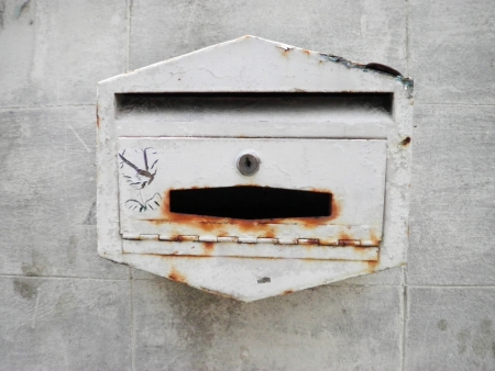 Texture background surface thai old mail box        の写真素材