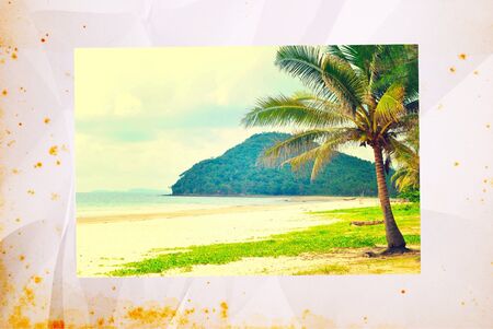 Vintage sea beach thailand