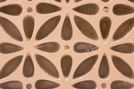 A floral Pattern with peach colourの写真素材