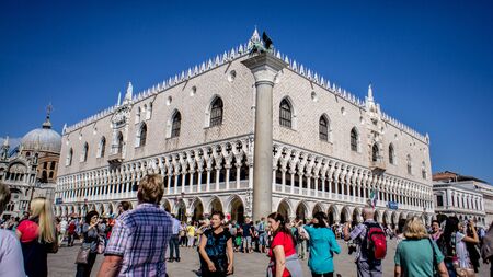 Doge palace and the San Marcoのeditorial素材